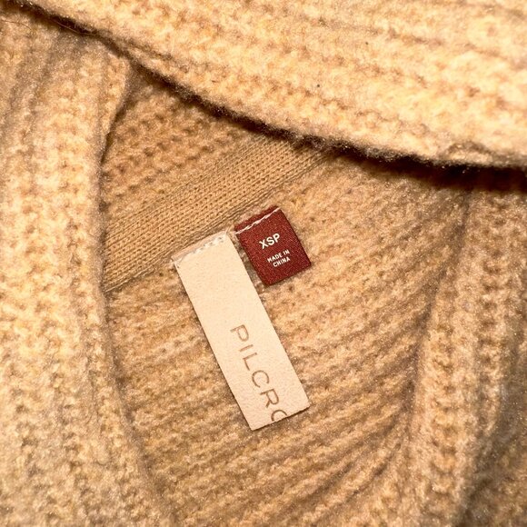 Pilcro Tan Pullover Sweater - Size XS Petite - Picture 4 of 5